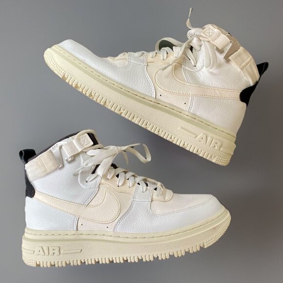 Nike Air Force 1 Utility 2.0 High Summit White W Shoe Boot Chunky Size 9.5 AF1 - Picture 1 of 15